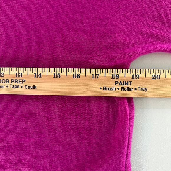 14th & Union Womens Cashmere Boat Neck Sweater Fuchsia Soft Knit Small - Picture 7 of 8